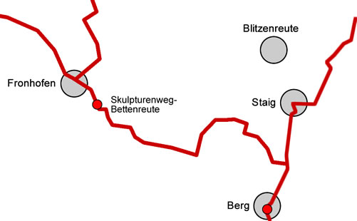 Oberschwaben Kunstweg Abschnitt Berg/Fronreute/Wolpertswende