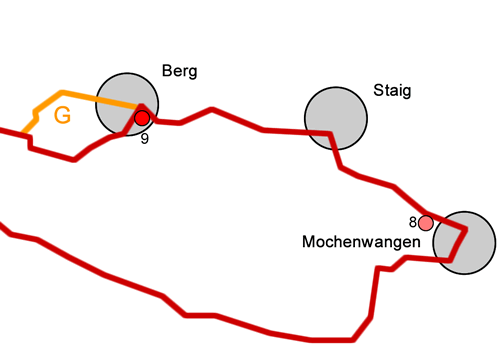 Oberschwaben Kunstweg Abschnitt Berg/Fronreute/Wolpertswende